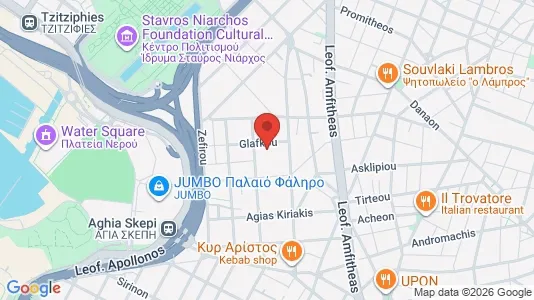Apartments for rent i Kallithea - kort over placeringen