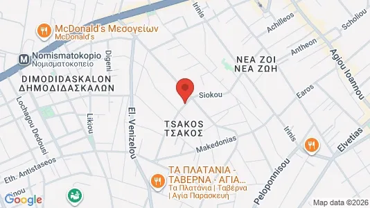 Apartments for rent i Agia Paraskevi - kort over placeringen