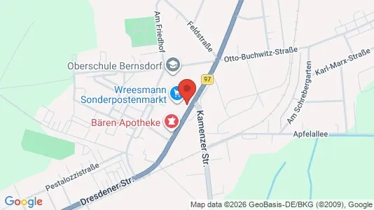 Apartments for rent i Central Saxony - kort over placeringen