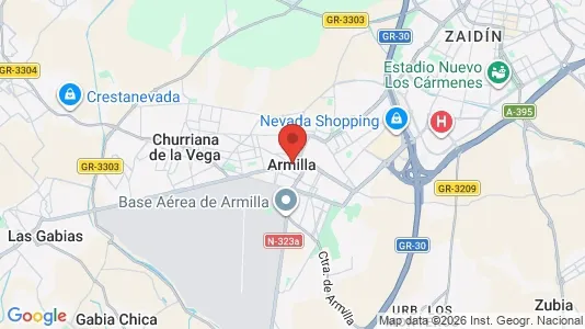 Apartments for rent i Armilla - kort over placeringen