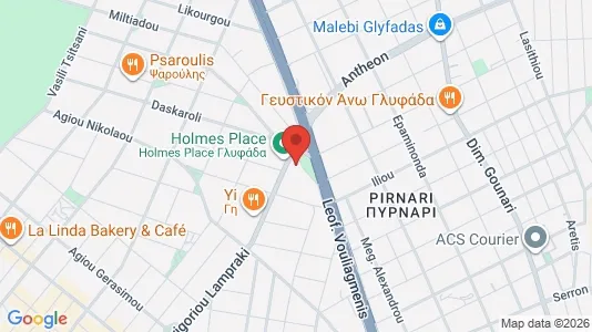 Apartments for rent i Glyfada - kort over placeringen
