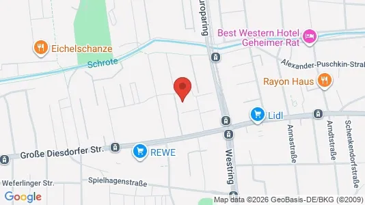 Apartments for rent i Magdeburg - kort over placeringen