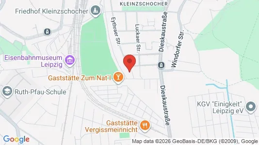 Apartments for rent i Leipzig - kort over placeringen