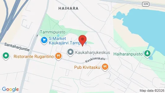 Apartments for rent i Tampere Kaakkoinen - kort over placeringen