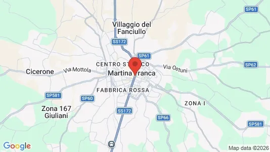 Houses for rent i Martina Franca - kort over placeringen