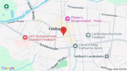 Apartments for rent i Edelsbach bei Feldbach - kort over placeringen