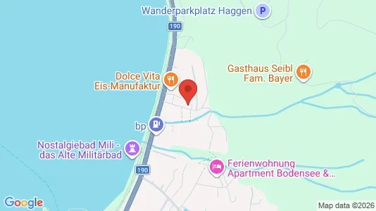 Apartments for rent i Bregenz - kort over placeringen