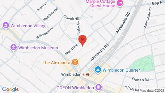 Apartments for rent i London SW19 - kort over placeringen