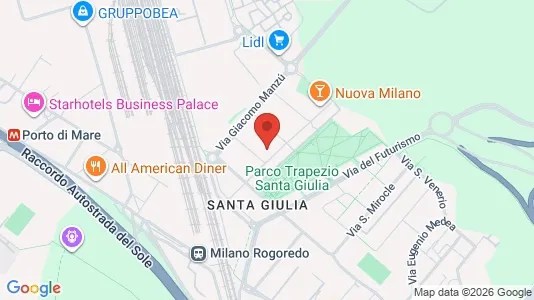 Apartments for rent i Milano Zona 4 - Vittoria, Forlanini - kort over placeringen