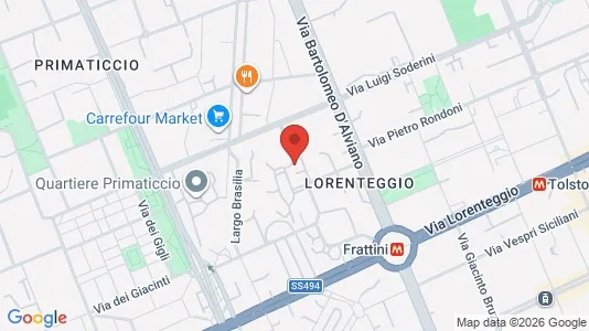 Rooms for rent i Milano Zona 6 - Barona, Lorenteggio - kort over placeringen