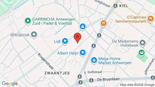 Apartments for rent i Antwerp Hoboken - kort over placeringen