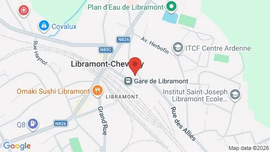 Apartments for rent i Libramont-Chevigny - kort over placeringen