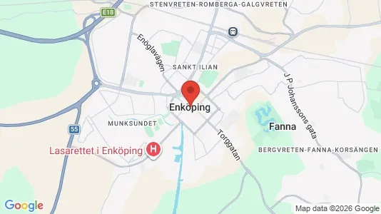 Apartments for rent i Enköping - kort over placeringen