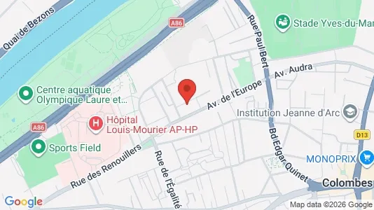 Apartments for rent i Nanterre - kort over placeringen