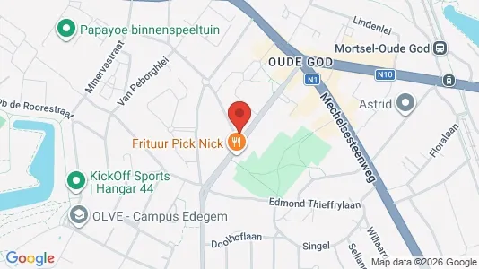 Apartments for rent i Mortsel - kort over placeringen