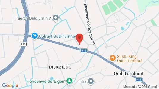 Apartments for rent i Oud-Turnhout - kort over placeringen