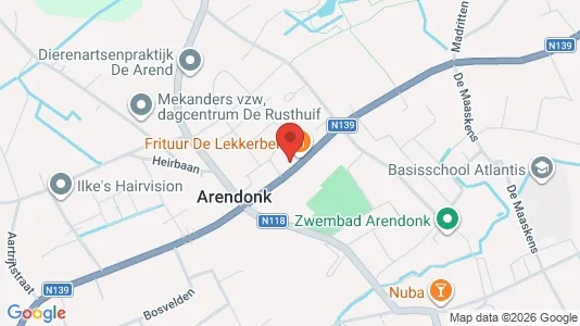 Apartments for rent i Arendonk - kort over placeringen