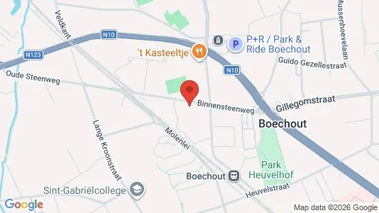 Apartments for rent i Boechout - kort over placeringen