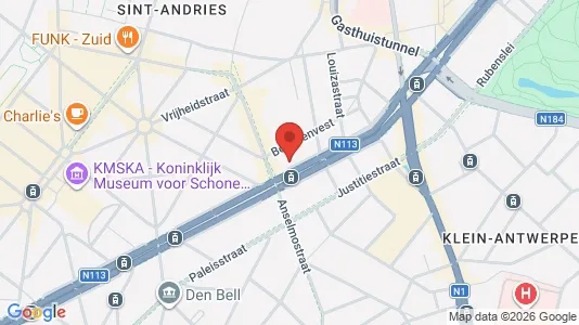Apartments for rent i Stad Antwerp - kort over placeringen