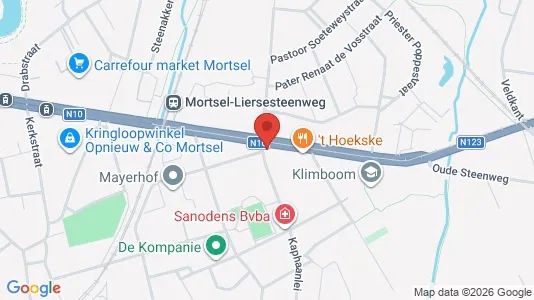 Apartments for rent i Mortsel - kort over placeringen