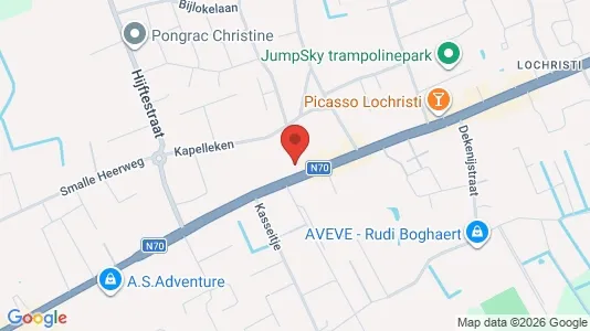 Apartments for rent i Lochristi - kort over placeringen