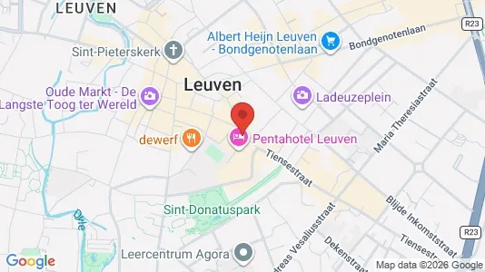 Apartments for rent i Leuven - kort over placeringen