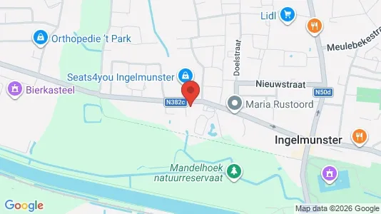 Apartments for rent i Ingelmunster - kort over placeringen
