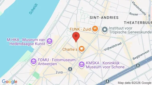 Apartments for rent i Stad Antwerp - kort over placeringen