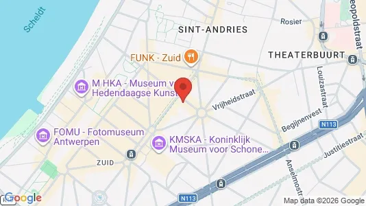 Apartments for rent i Stad Antwerp - kort over placeringen