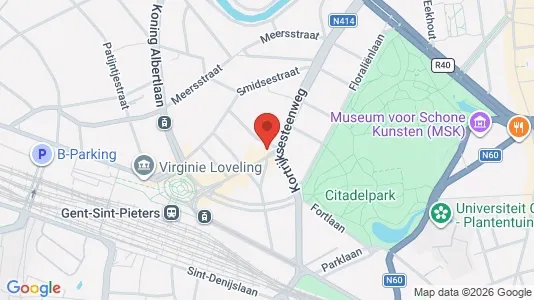 Apartments for rent i Stad Gent - kort over placeringen