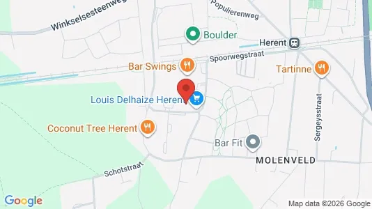 Apartments for rent i Herent - kort over placeringen