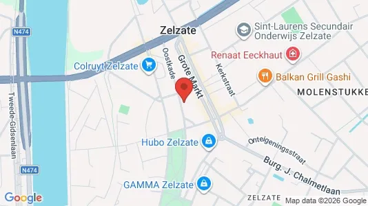 Apartments for rent i Zelzate - kort over placeringen