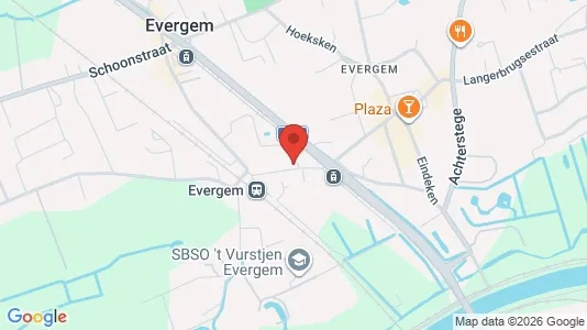 Apartments for rent i Evergem - kort over placeringen