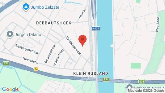 Apartments for rent i Zelzate - kort over placeringen