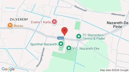 Apartments for rent i Nazareth - kort over placeringen