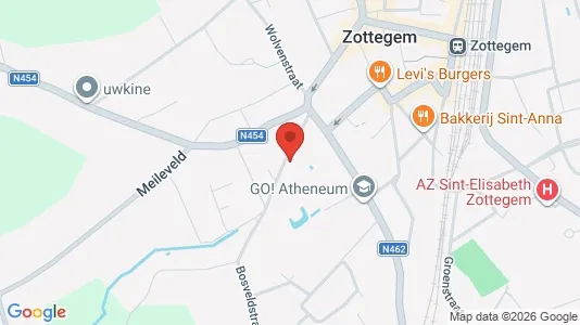 Apartments for rent i Zottegem - kort over placeringen