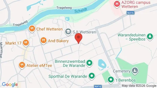 Apartments for rent i Wetteren - kort over placeringen
