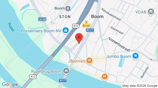 Apartments for rent i Boom - kort over placeringen