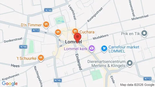 Apartments for rent i Lommel - kort over placeringen