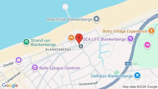 Apartments for rent i Blankenberge - kort over placeringen