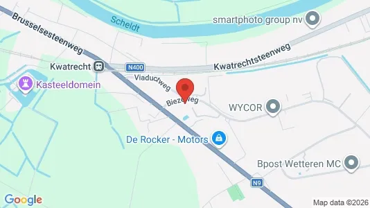 Apartments for rent i Wetteren - kort over placeringen