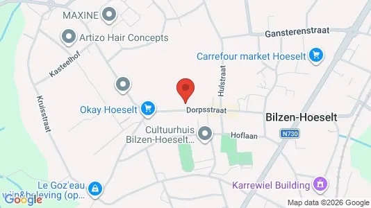 Apartments for rent i Hoeselt - kort over placeringen