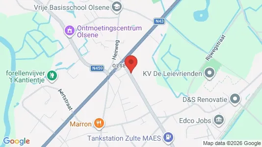 Apartments for rent i Zulte - kort over placeringen