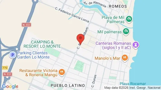 Apartments for rent i Orihuela - kort over placeringen