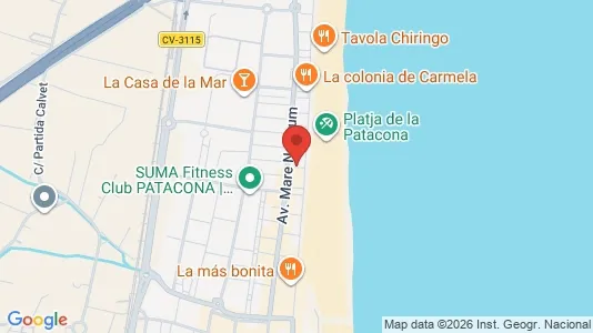 Apartments for rent i Alboraya - kort over placeringen