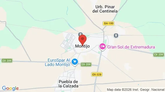 Houses for rent i Montijo - kort over placeringen