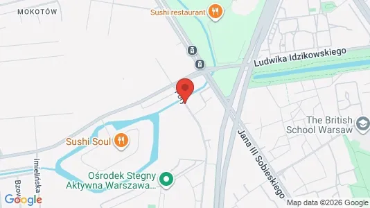 Apartments for rent i Warszawa Mokotów - kort over placeringen