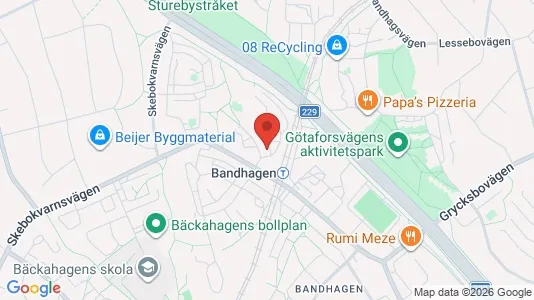 Apartments for rent i Stockholm South - kort over placeringen
