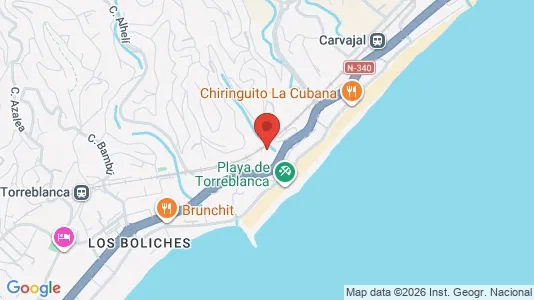 Apartments for rent i Fuengirola - kort over placeringen