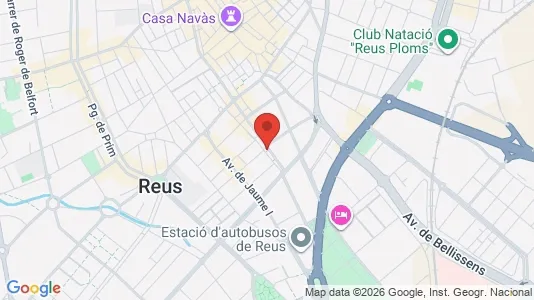 Rooms for rent i Reus - kort over placeringen